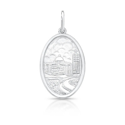 FotoColar medalha Nossa Senhora Aparecida prata 925