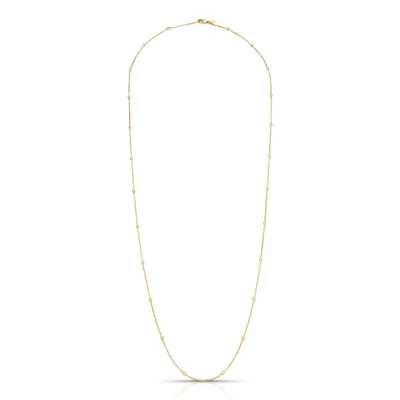 Foto Colar Vicky bolinhas lisas ouro (70cm)