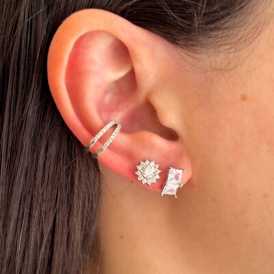 FotoBrinco Molly redondo zircônias brancas ródio branco