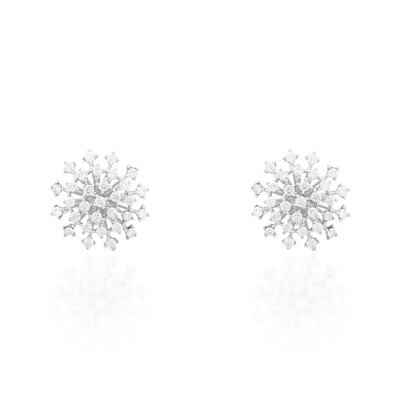 Foto Brinco Aster Moissanite prata 925