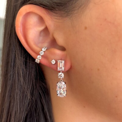 FotoBrinco Charlotte zircônias brancas ródio branco