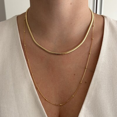 FotoColar malha laminada ouro (4mm)