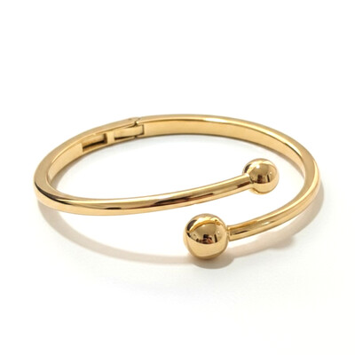 Foto Pulseira bracelete Madison liso ouro