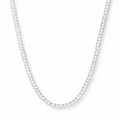 Foto Colar classic riviera slim ródio branco (46cm)