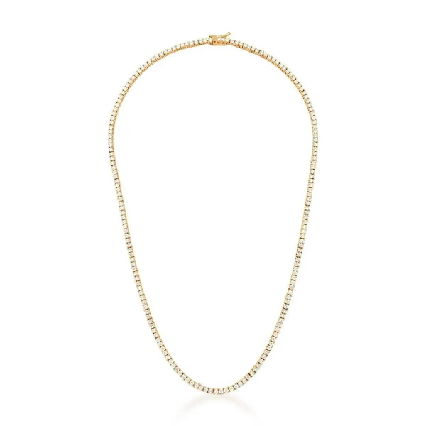 Colar classic riviera slim ouro (40cm)