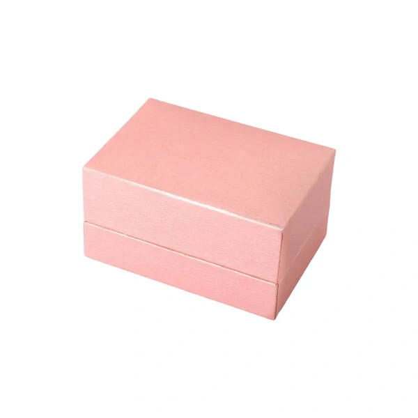 Caixinha para aliança em courino e veludo rosa