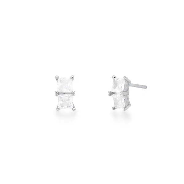 Brinco Vita zircônias brancas prata 925