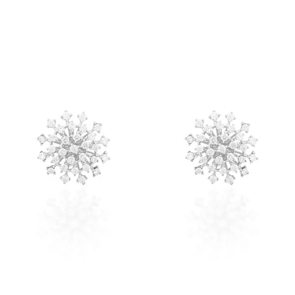 Brinco Aster Moissanite prata 925