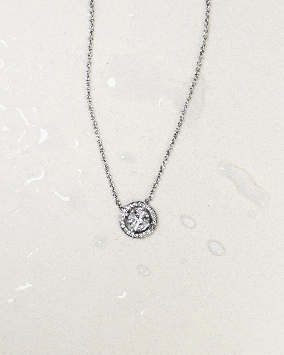 FotoColar Ouro 18k com Centro Diamantes