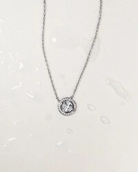 Colar Ouro 18k com Centro Diamantes