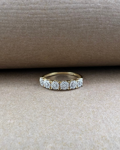 Foto Anel Ouro 18k Com Brilhantes