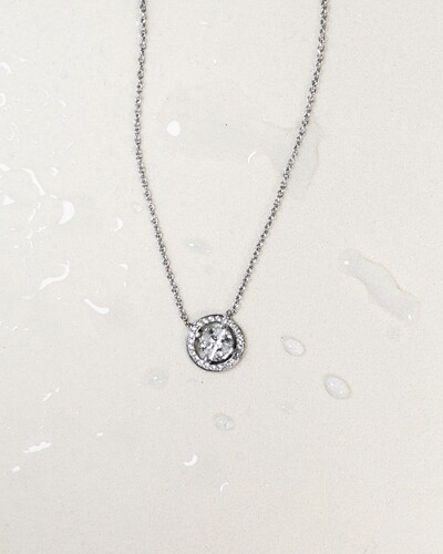 Foto Colar Ouro 18k com Centro Diamantes