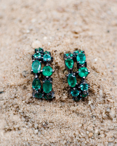 FotoBrinco Ouro 18K com Esmeraldas