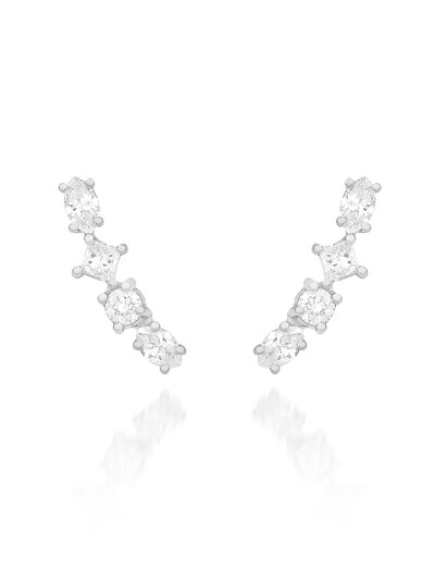 Foto Brinco Earcuff Ouro 18K com Diamantes