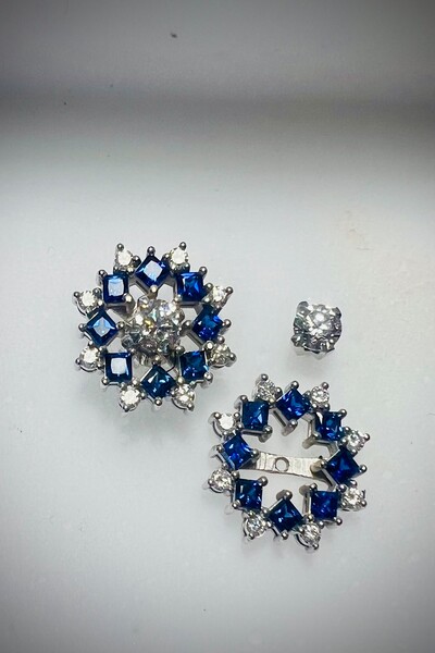 FotoBrinco Ouro 18k Safira Brilhante