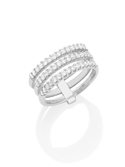 Foto Anel Ouro 18k Com Brilhantes