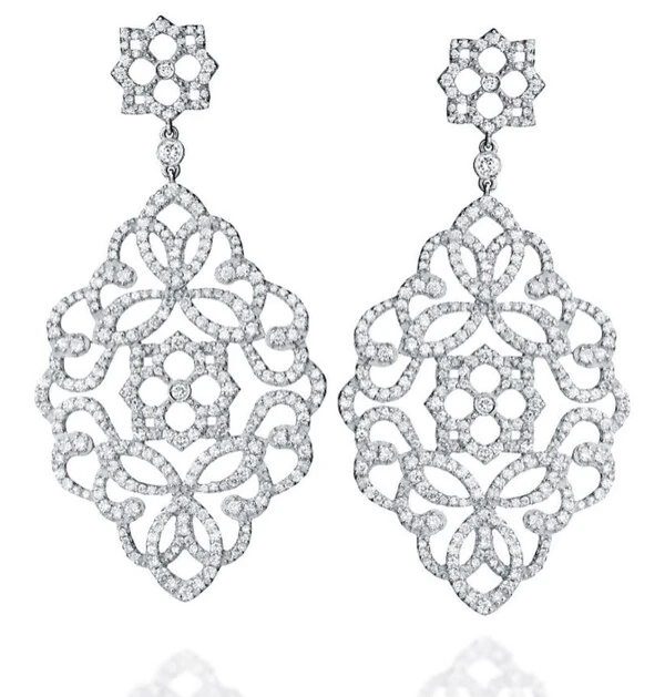 Brinco Ouro 18K com Brilhantes