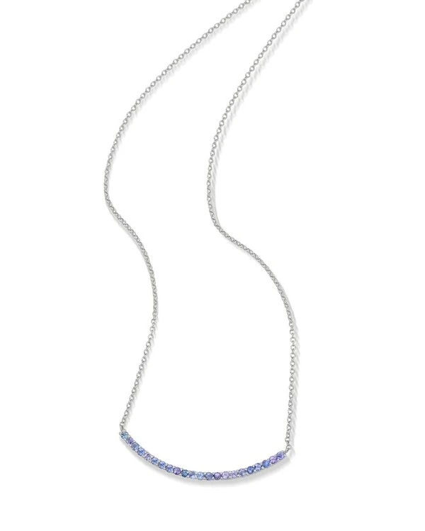 Colar Ouro 18k e Tanzanitas