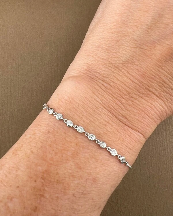 Pulseira Ouro 18k com Diamantes