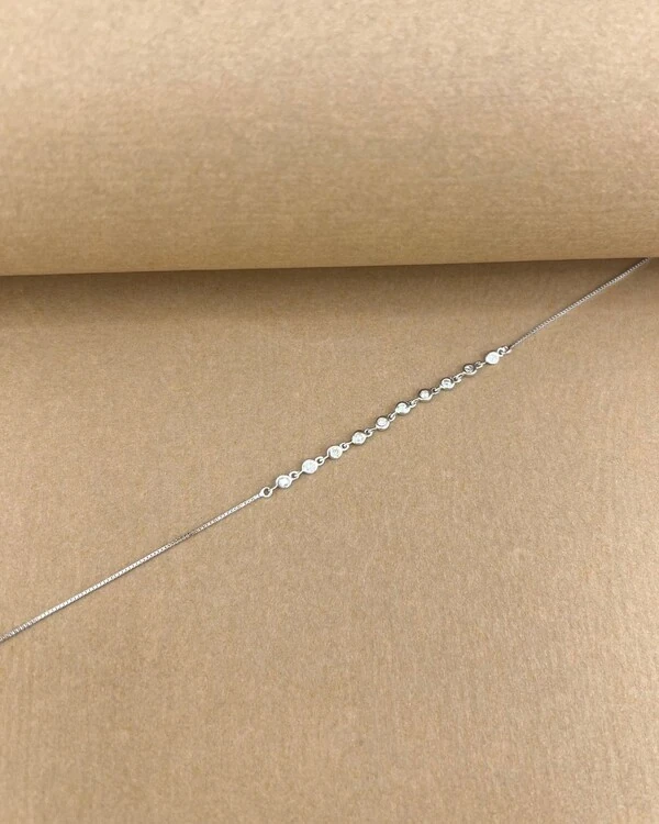 Pulseira Ouro 18k com Diamantes