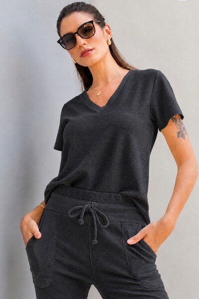 Foto Conjunto malha flamê Madalena