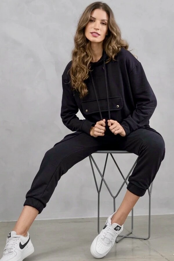 Conjunto malha moletom Rafaela