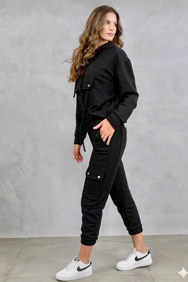 Conjunto malha moletom Rafaela