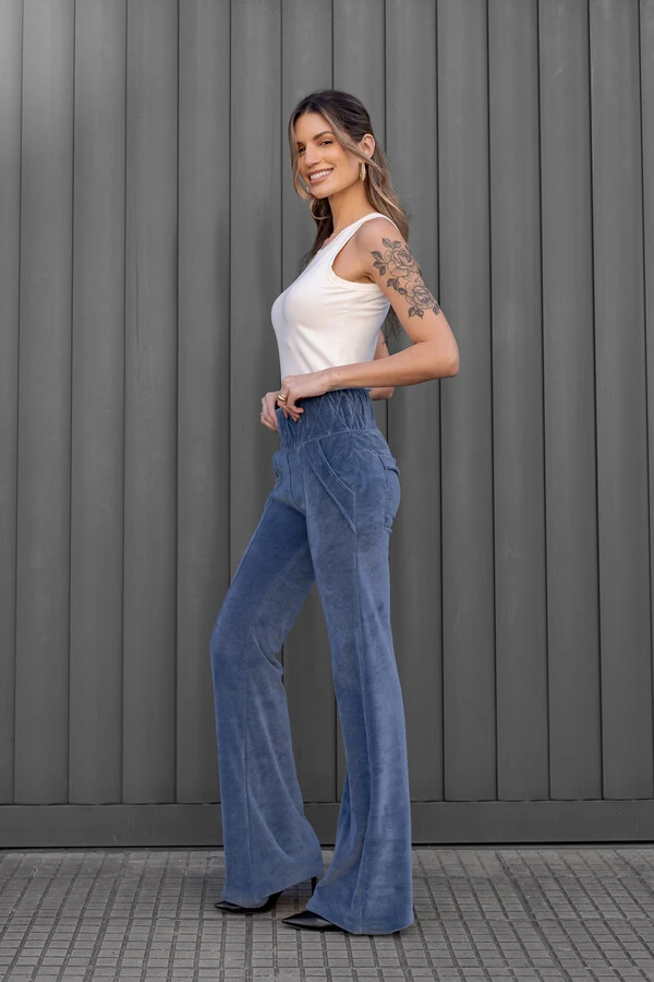 Calça na malha Plush Anita