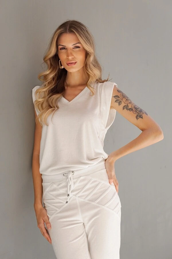 Conjunto malha atoalhada Laila