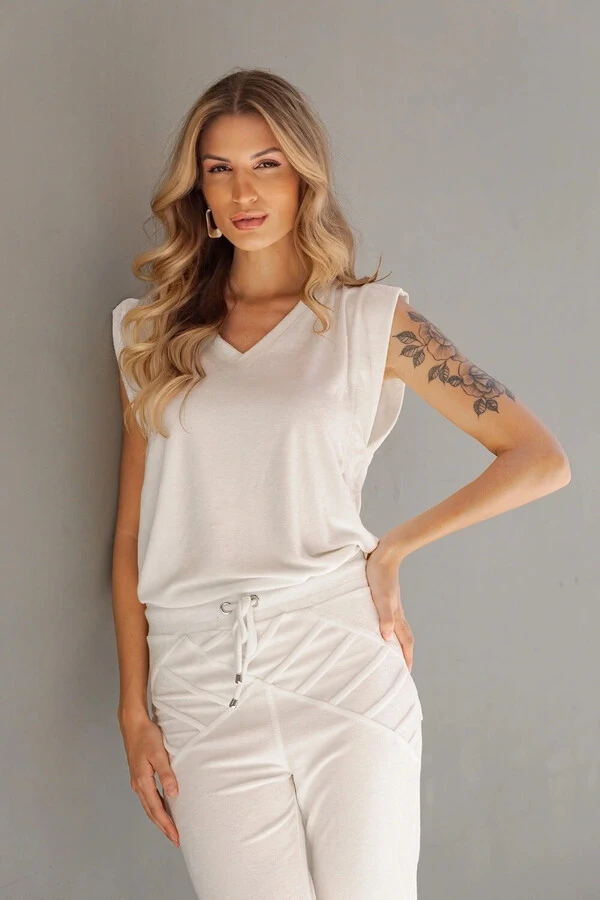 Conjunto malha atoalhada Laila