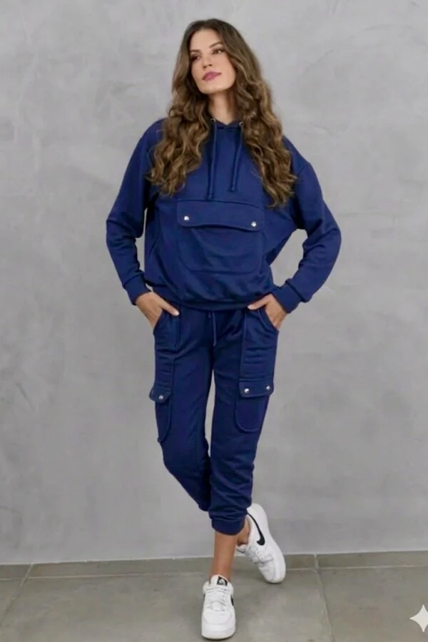 Conjunto malha moletom Rafaela