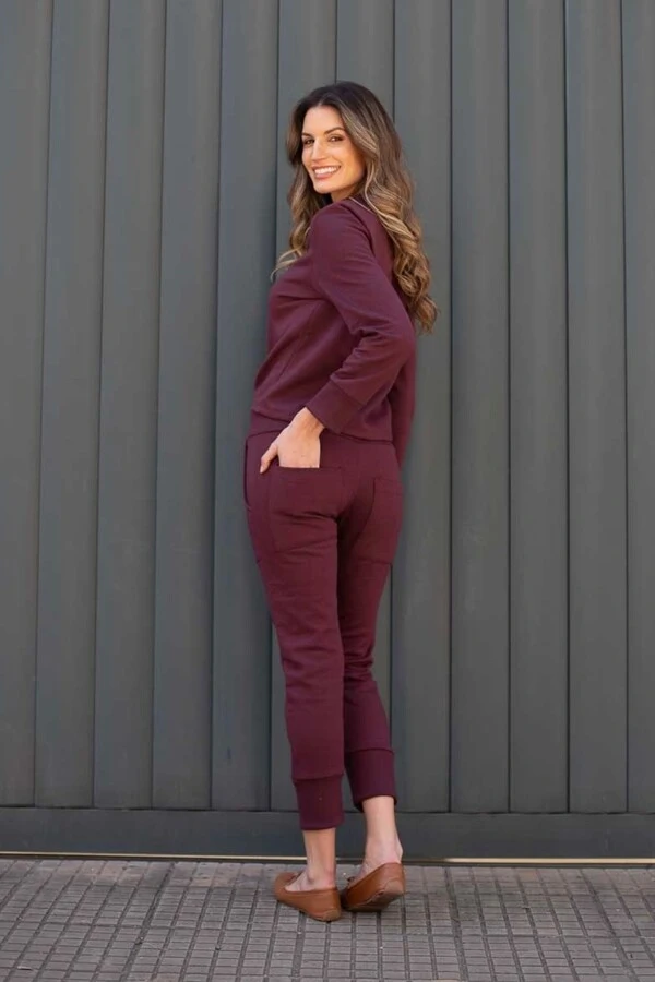 Conjunto malha moletom Gika