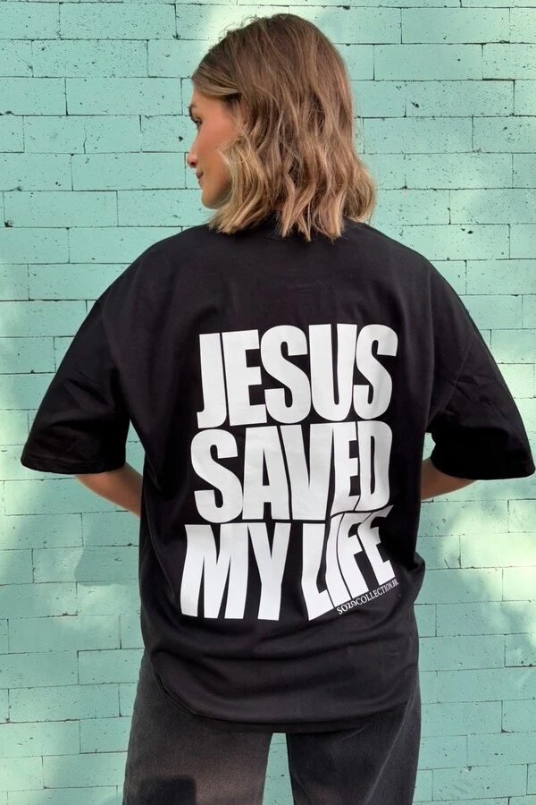 Jesus Saved My Life Preta