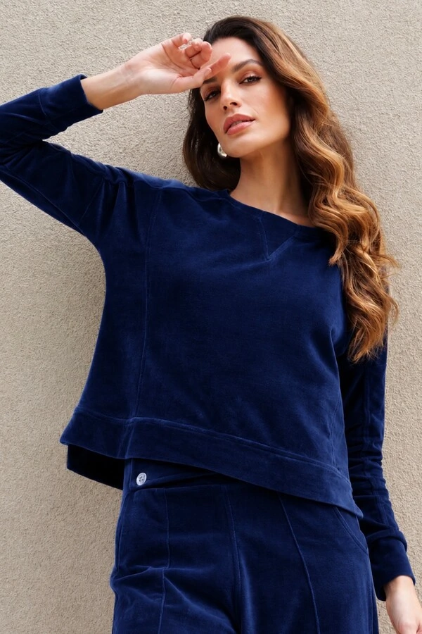 Conjunto malha plush Renata