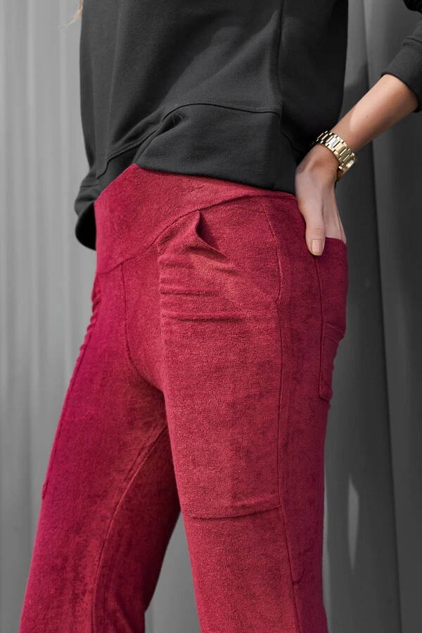 Calça malha atoalhada Luiza