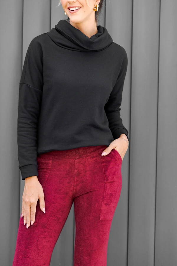 Calça malha atoalhada Luiza