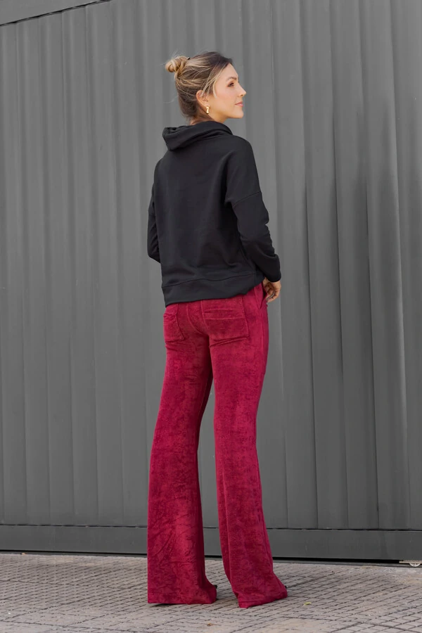 Calça malha atoalhada Luiza