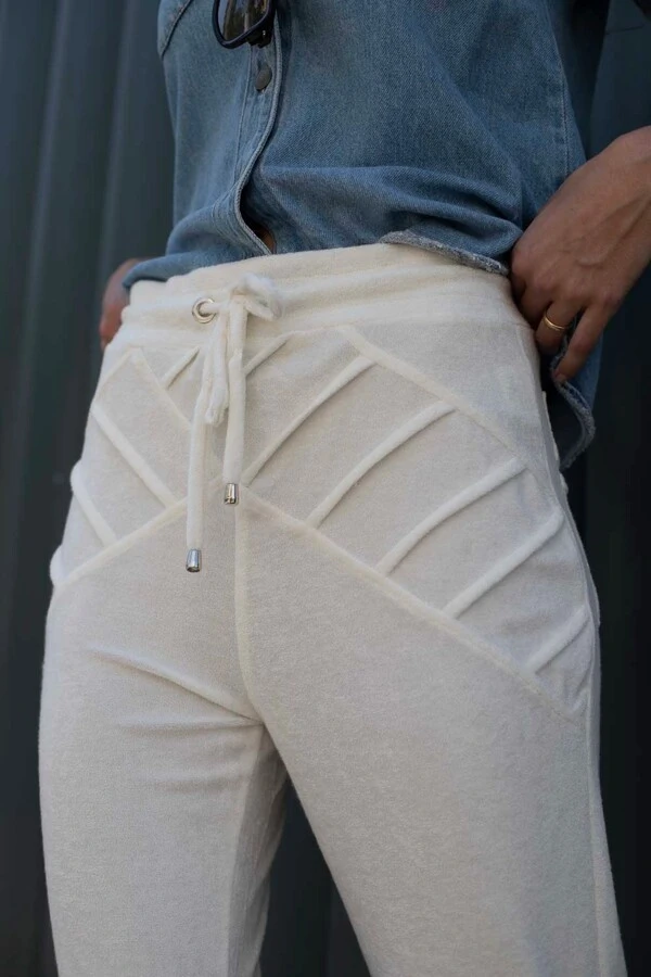 Calça malha atoalhada Laila