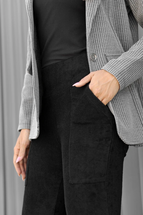 Calça malha atoalhada Luiza