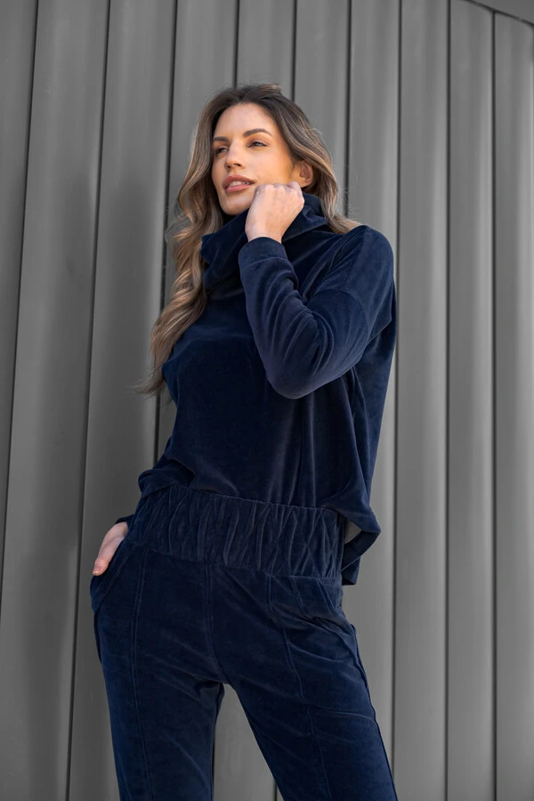 Conjunto na malha plush Maria