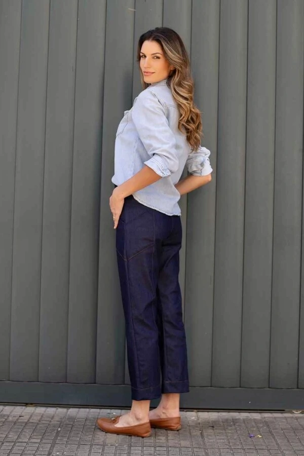 Calça malha jeans Rafa