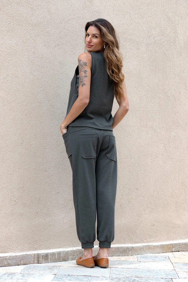 Conjunto malha flamê Cintia