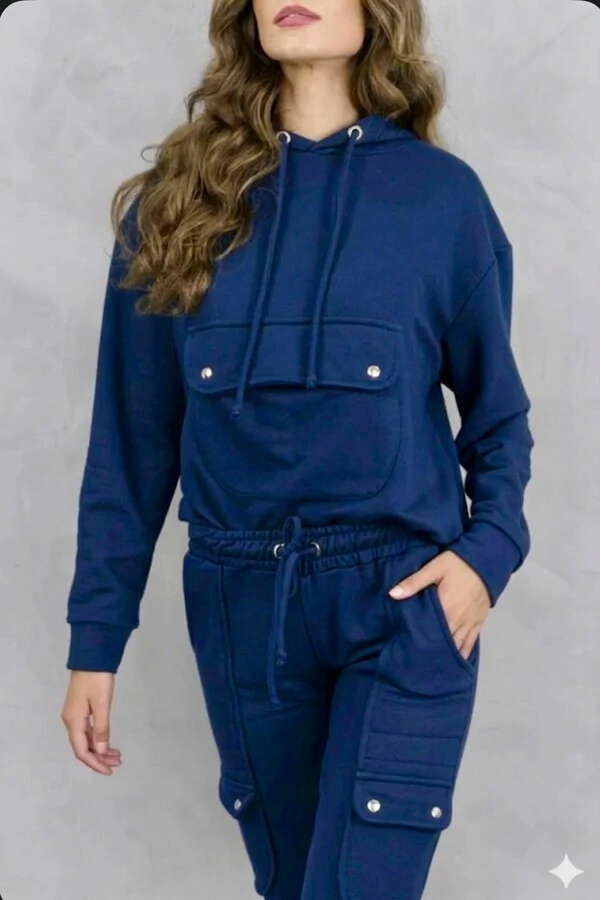 Conjunto malha moletom Rafaela