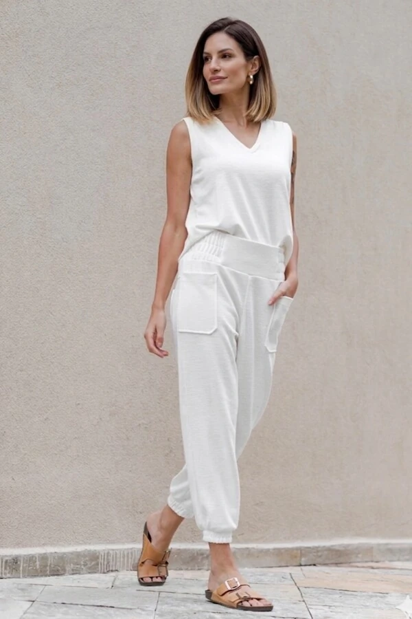 Conjunto malha flamê Cintia