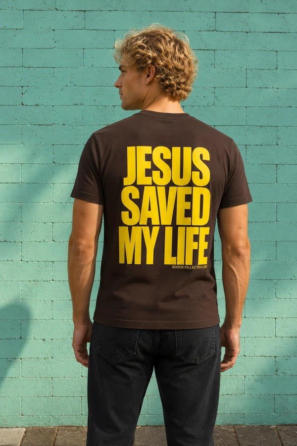Jesus Saved My Life Marrom