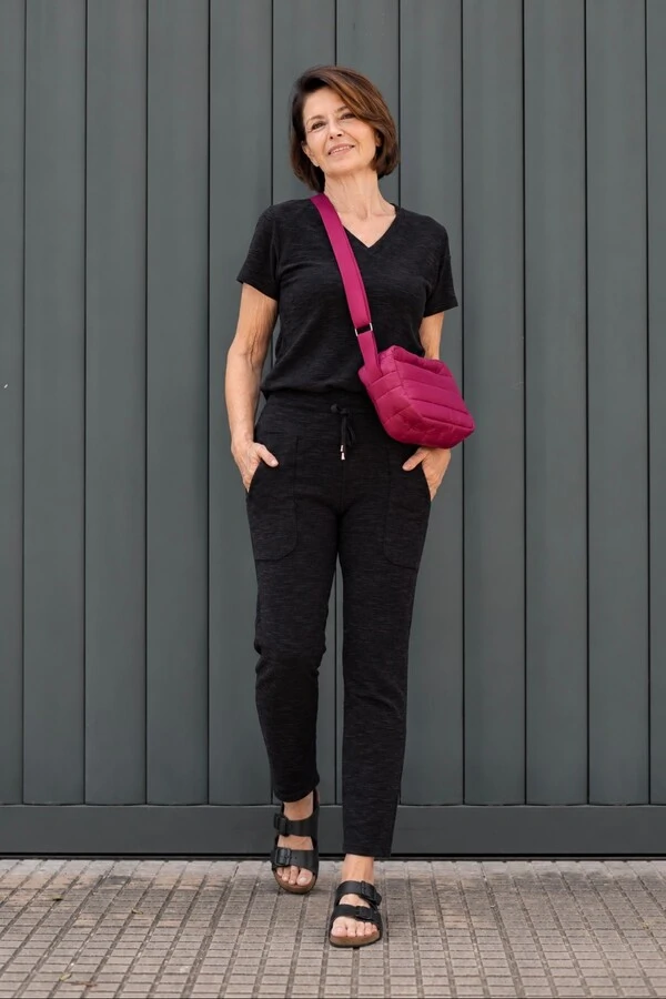 Conjunto malha flamê Madalena