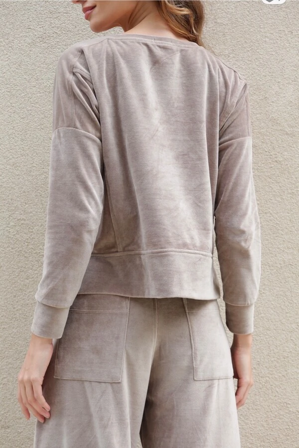 Conjunto malha plush Renata