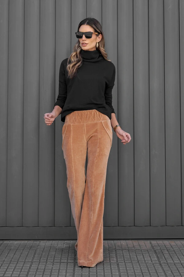 Calça na malha Plush Anita