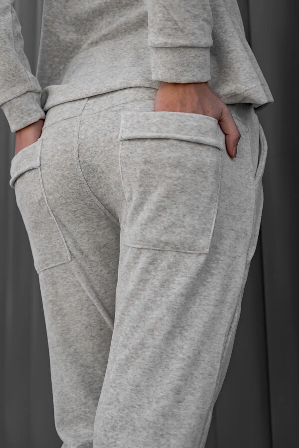 Conjunto na malha plush Maria