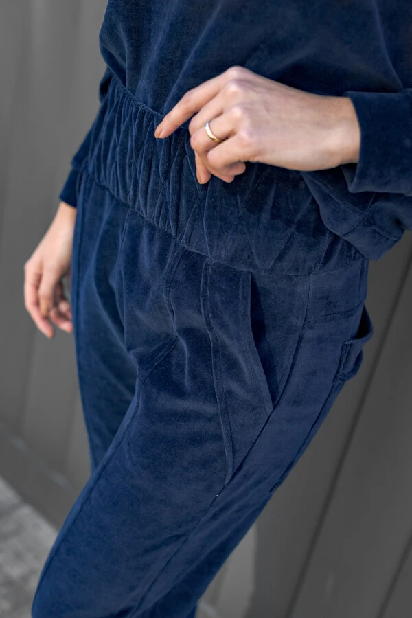 Conjunto na malha plush Maria